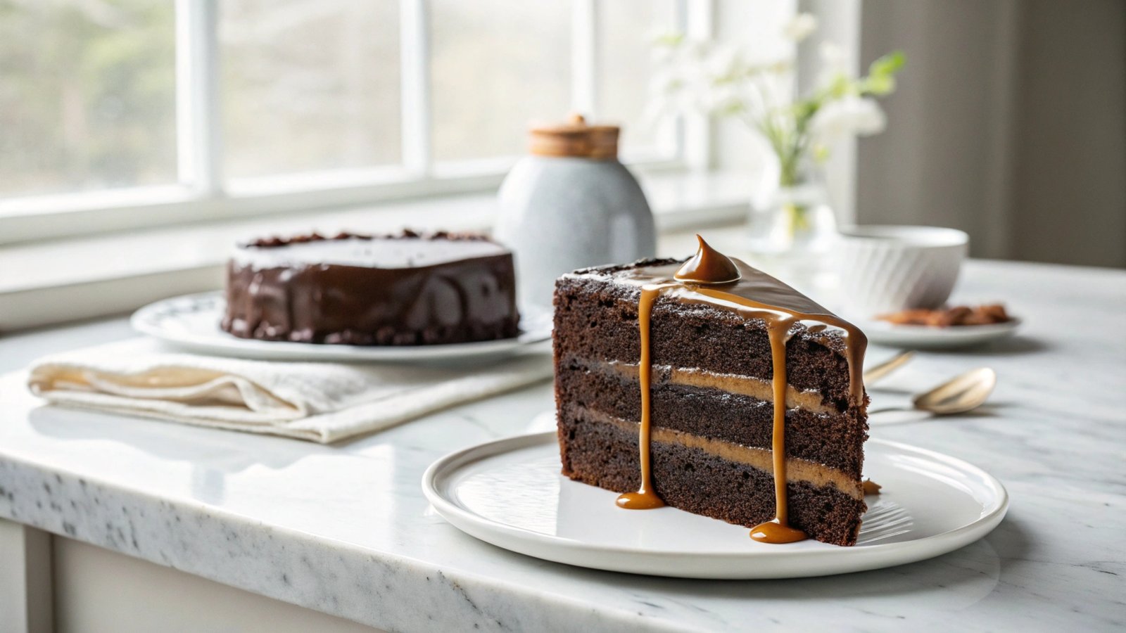 Caramel Drip Dessert Design