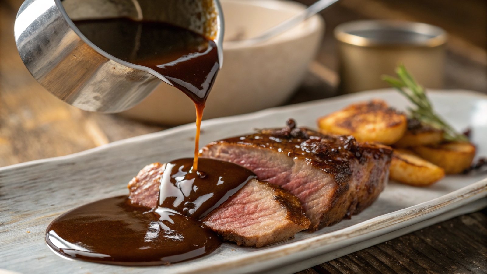 Pour-Over Sauce Method