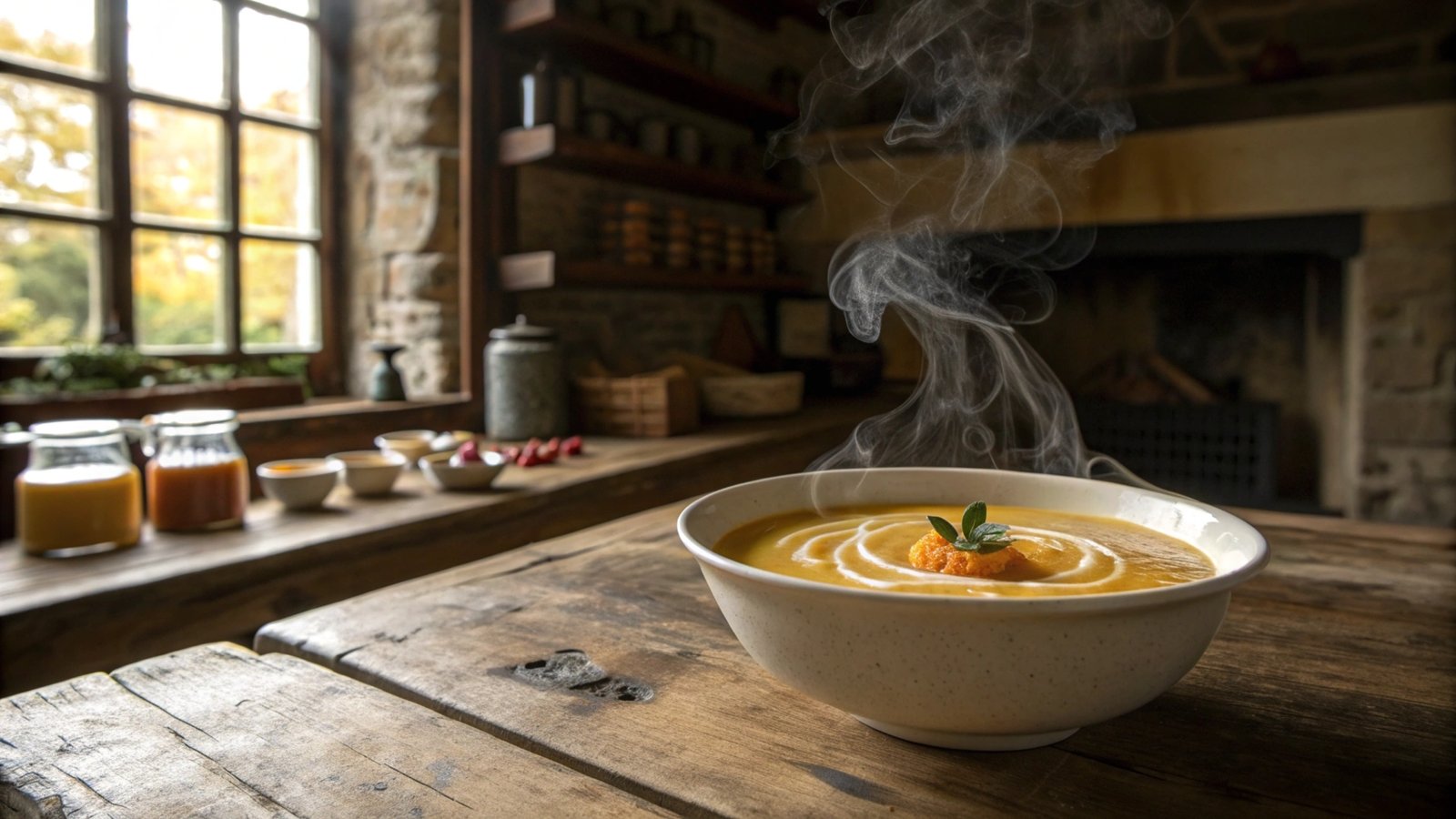 Pumpkin Lantern Bisque