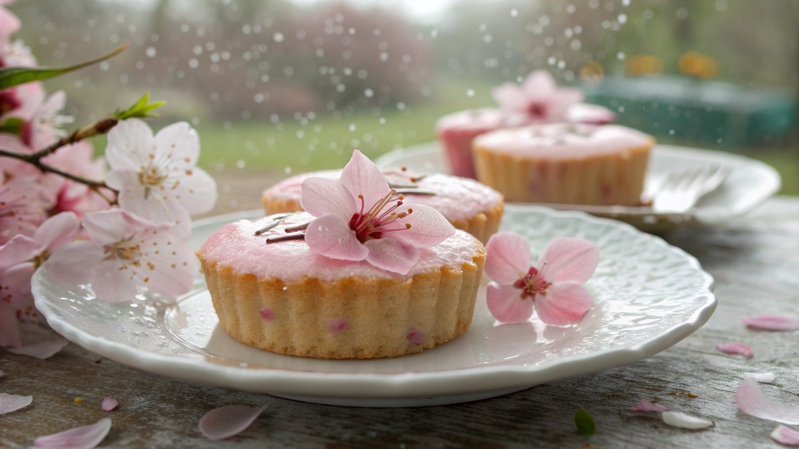 Blossom Rain Tea Cakes