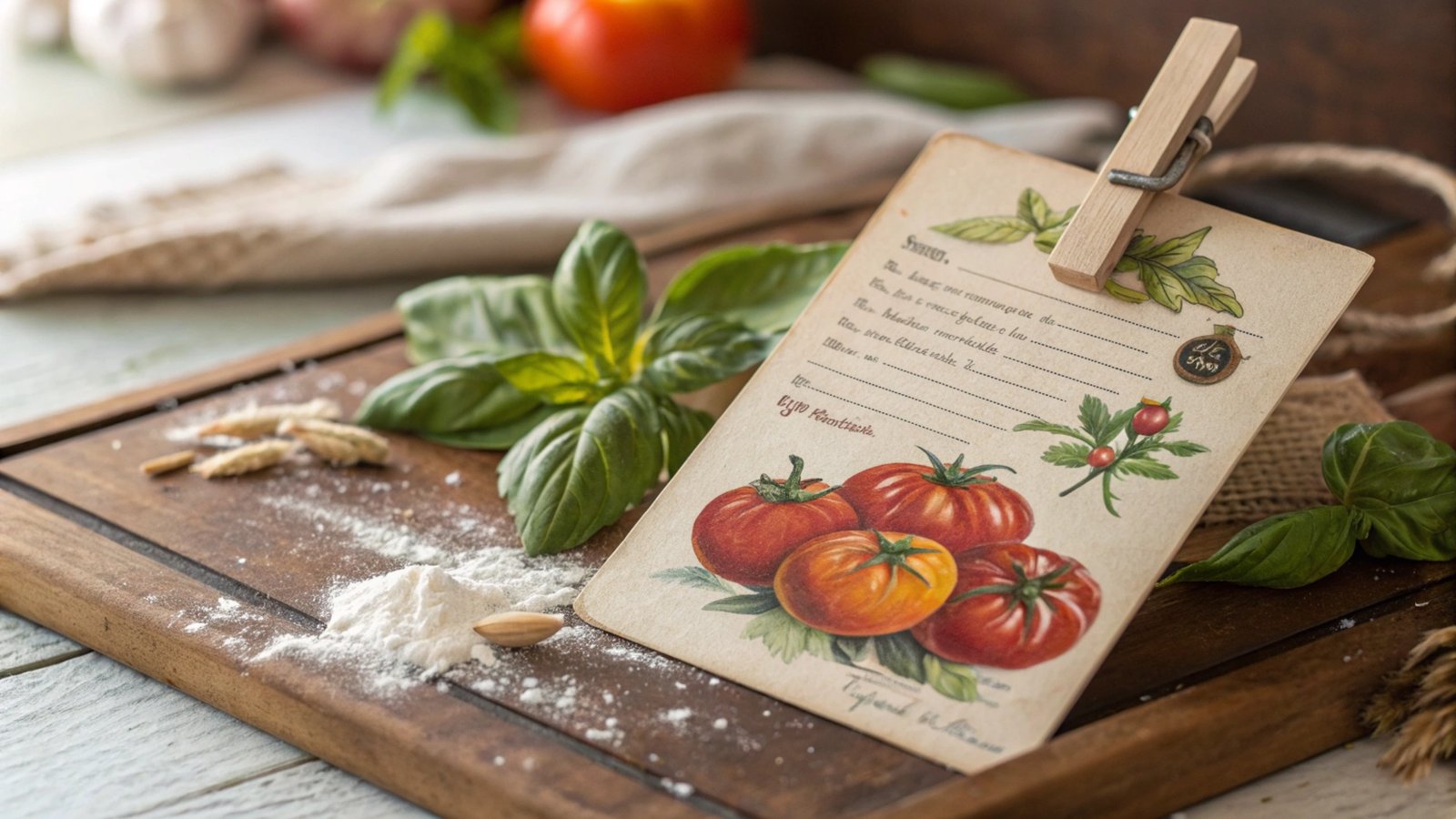 Rustic Harvest Recipe Cards
