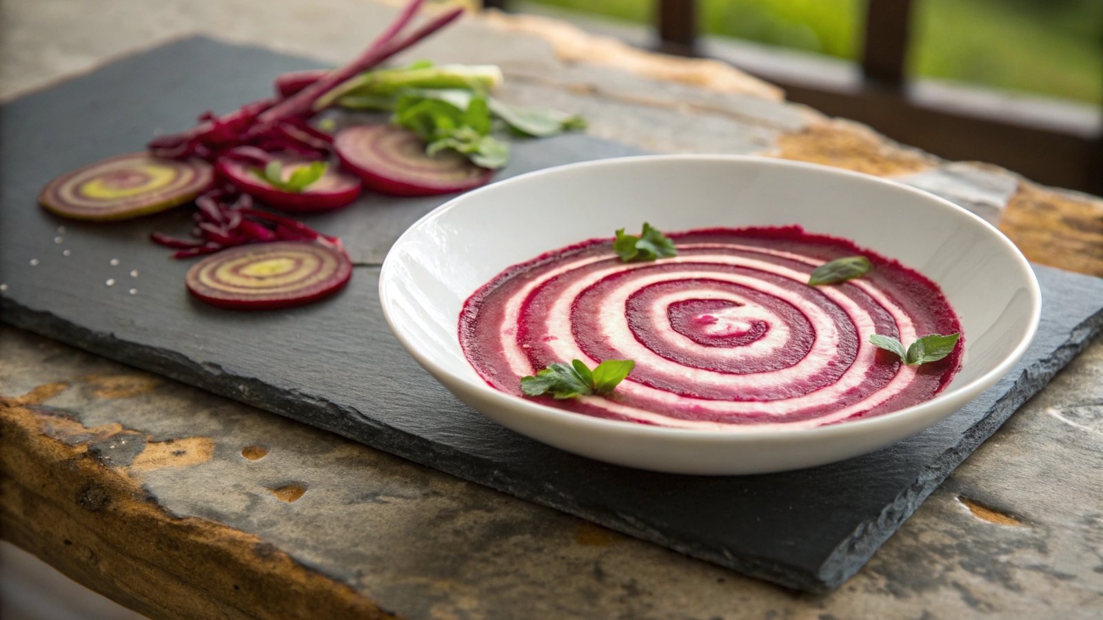 Spiral Swirl Plate Art