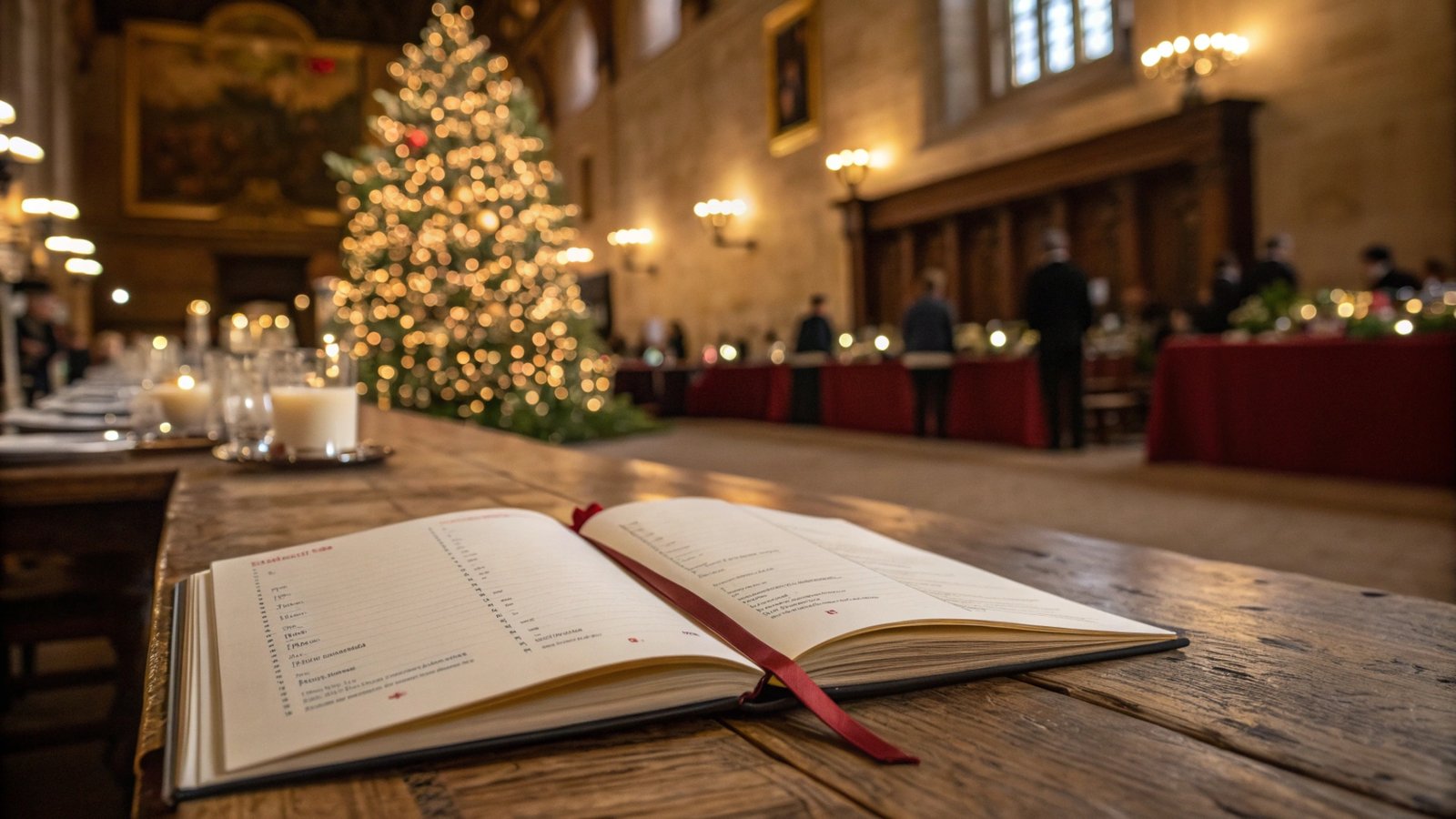 Elegant Holiday Table Planner