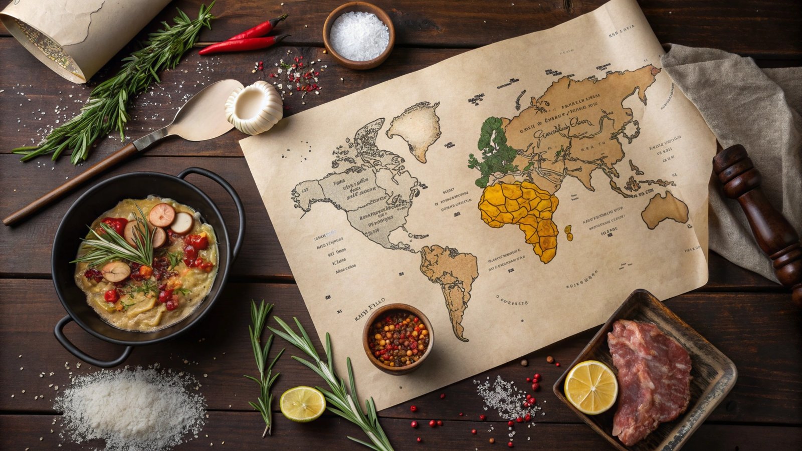 Culinary Maps: Recipes from Every Region