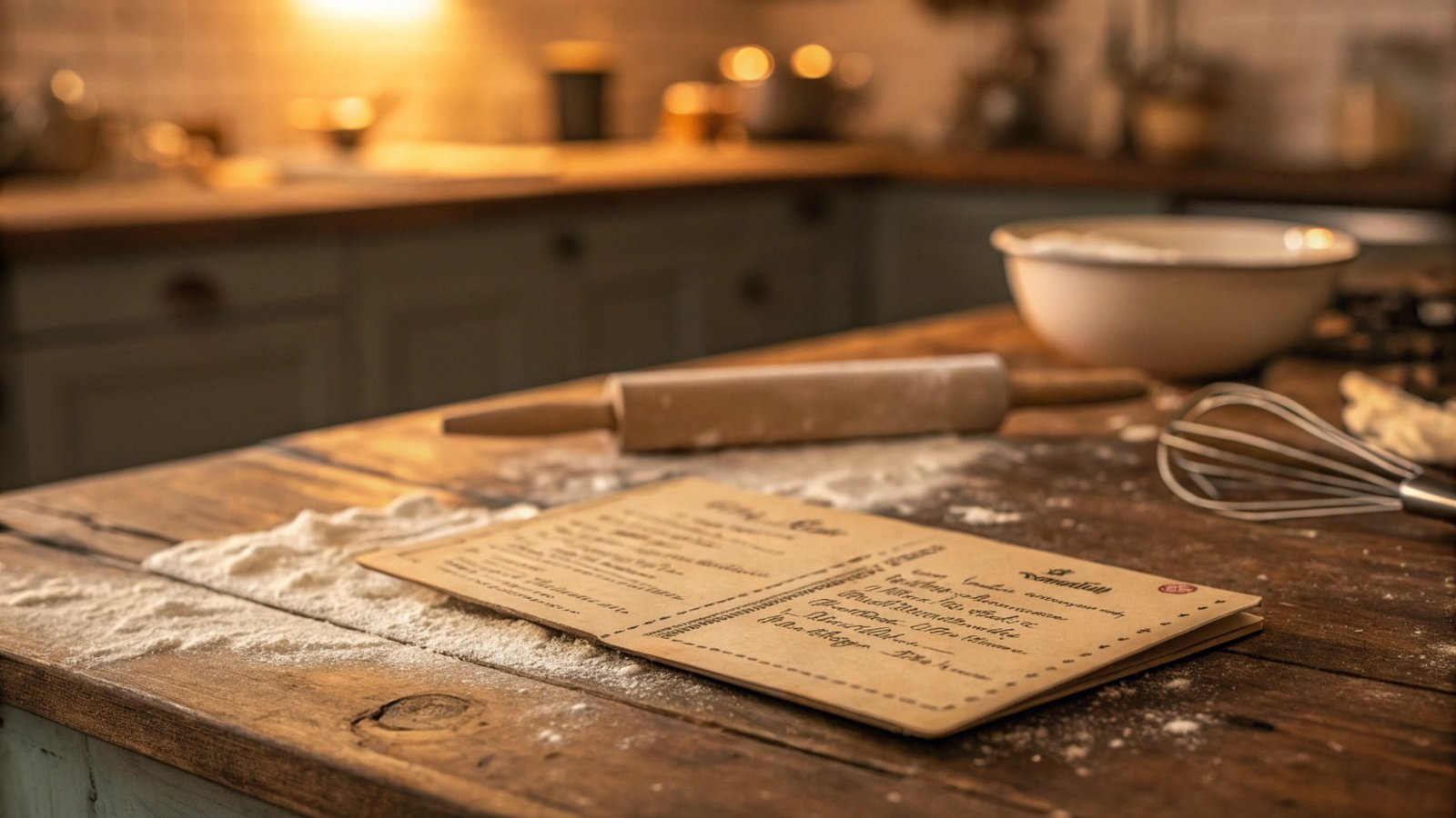 Elegant Baking Recipe Prints