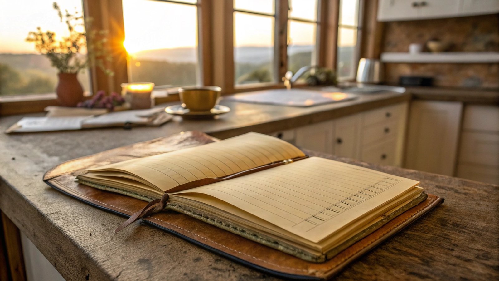 Golden Kitchen Printable Journal