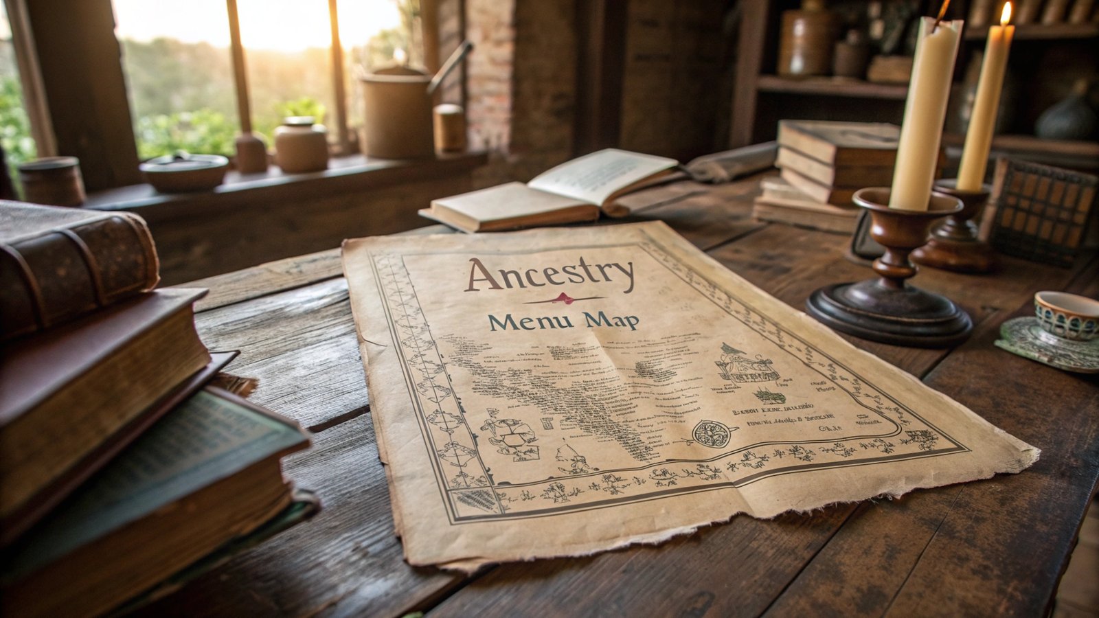Bespoke Ancestry Menu Map