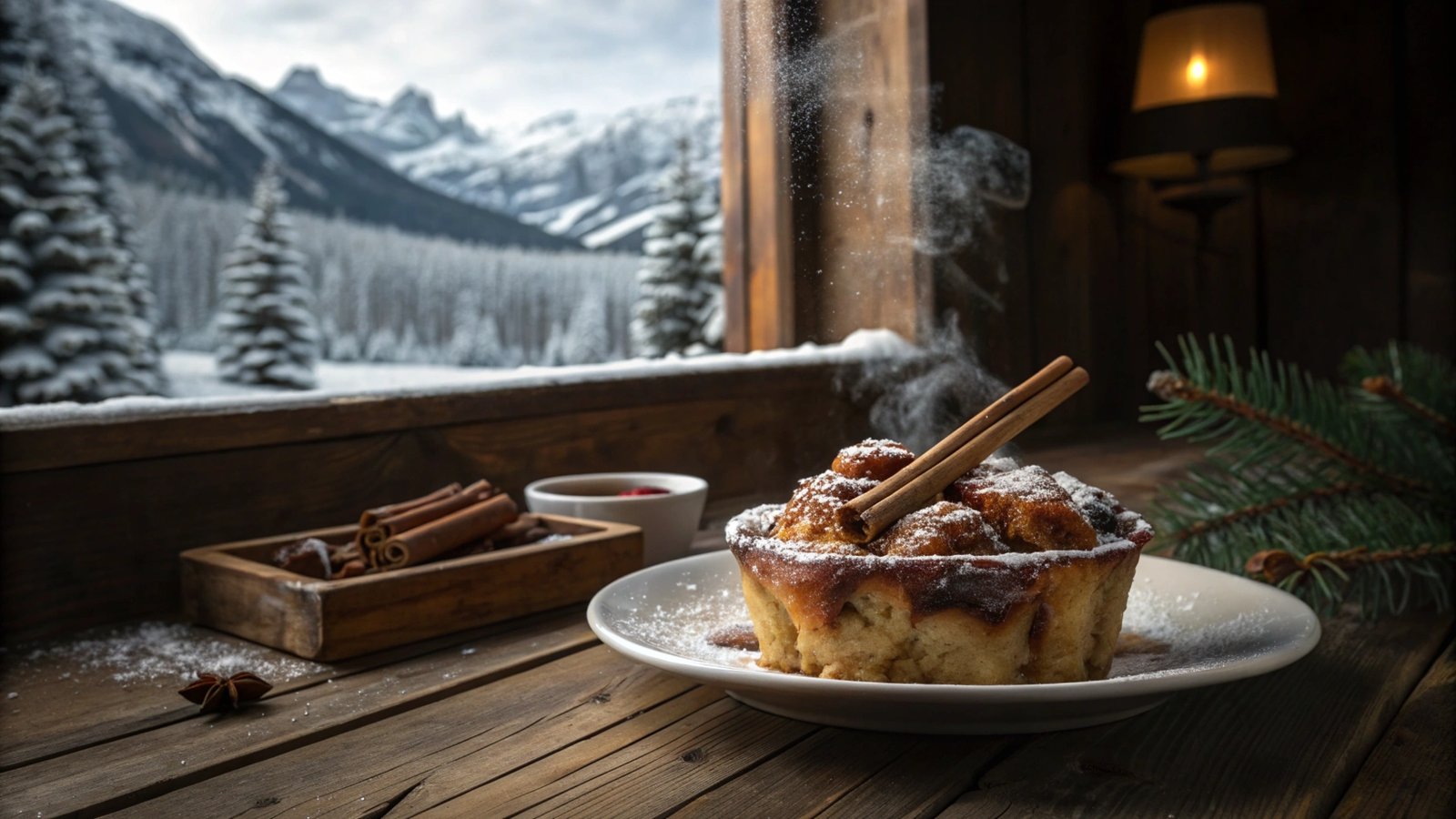 Winter Holiday Bread Pudding