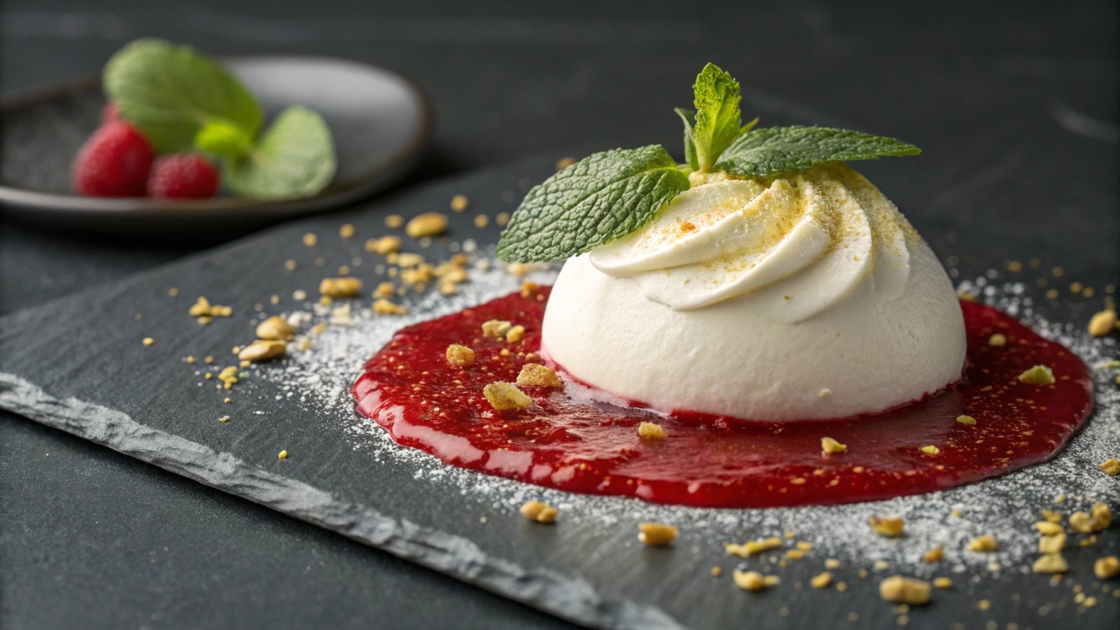 Foam Layer Dessert Styling