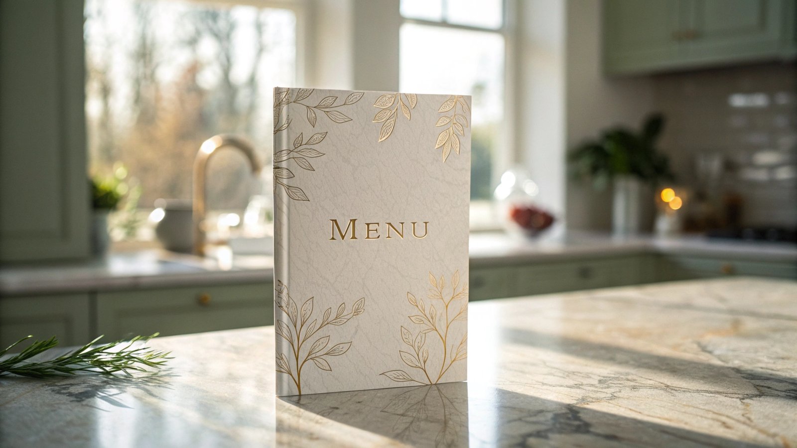 Elegant Kitchen Menu Templates