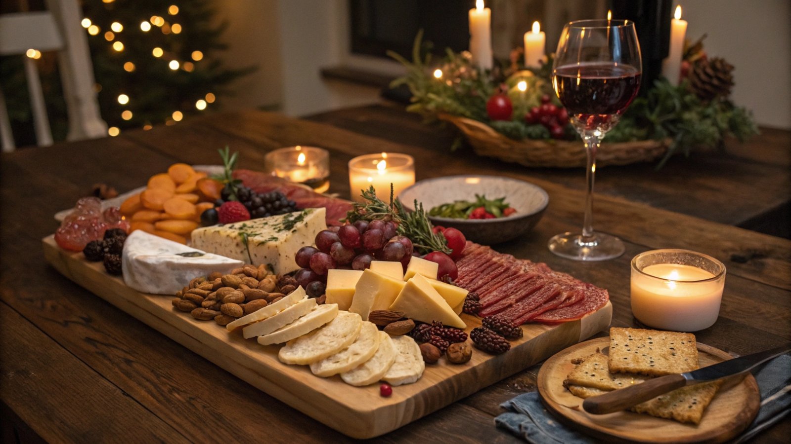 Festive Cheese and Charcuterie Boards