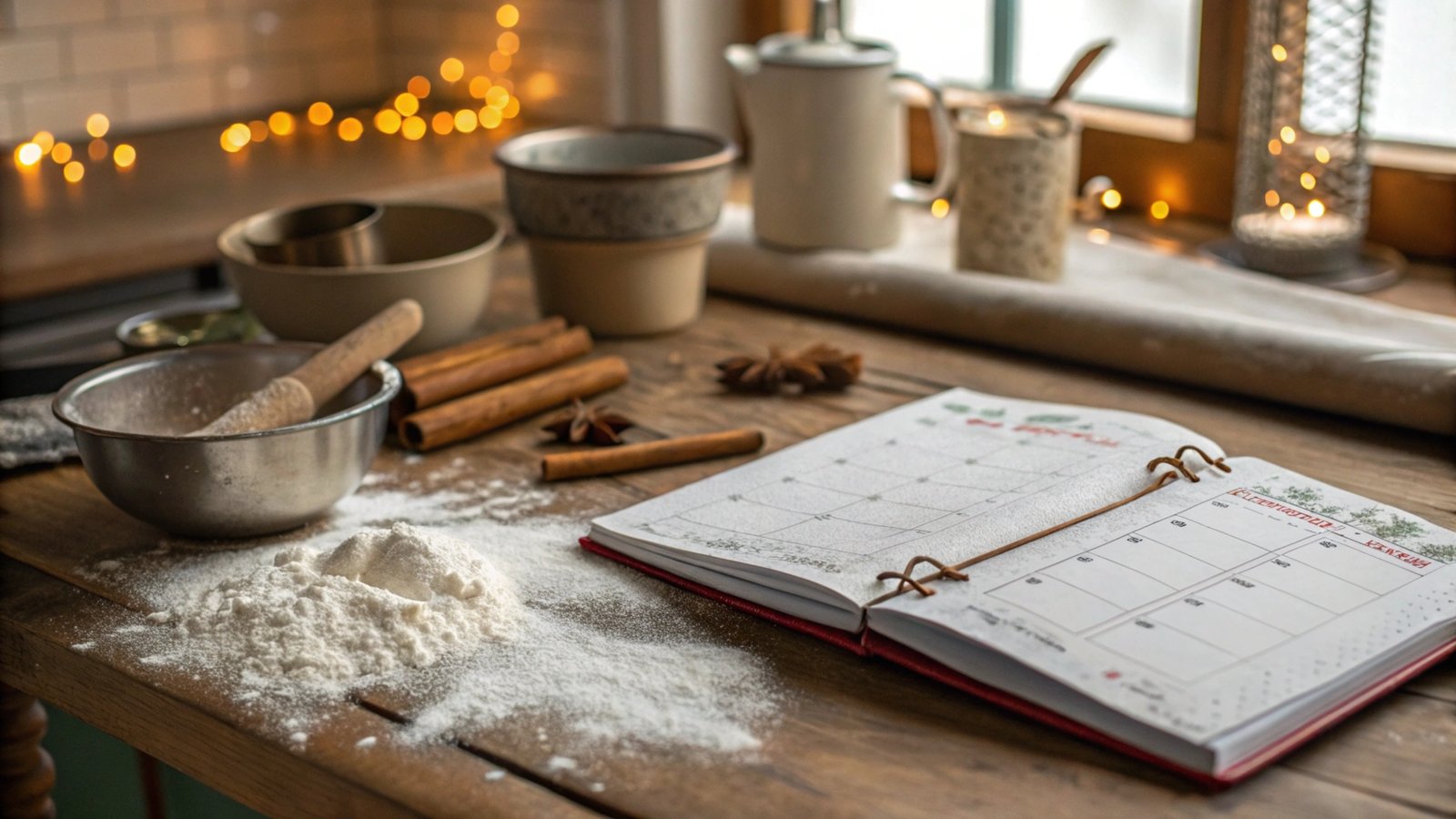 Holiday Baking Schedule Planner