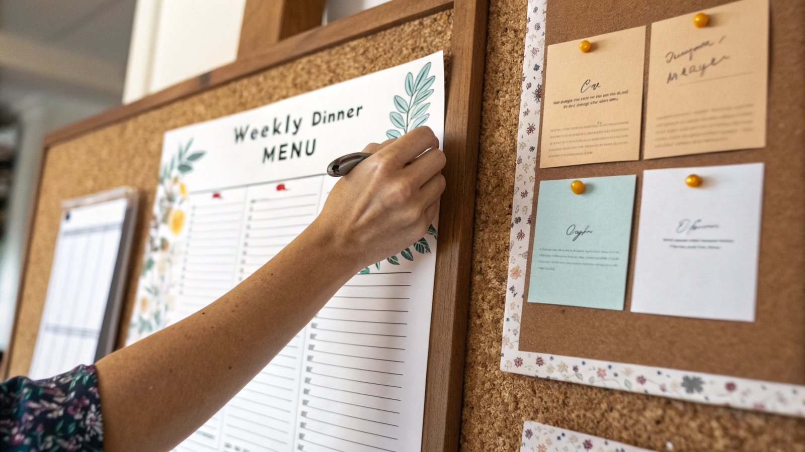 Weeknight Dinner Plan Sheets